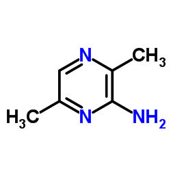 3,6-Dimethyl-2-pyrazinamine Structure