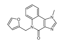 5-(furan-2-ylmethyl)-1-methylimidazo[4,5-c]quinolin-4-one Structure