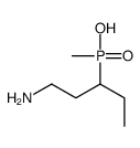 1-aminopentan-3-yl(methyl)phosphinic acid Structure