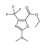 ETHYL 2-DIMETHYLAMINO-4-TRIFLUOROMETHYL-5-THIAZOLECARBOXYLATE结构式