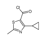 5-Thiazolecarbonyl chloride, 4-cyclopropyl-2-methyl- (9CI)结构式