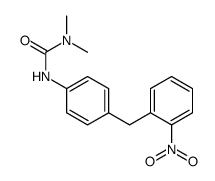 1,1-dimethyl-3-[4-[(2-nitrophenyl)methyl]phenyl]urea Structure