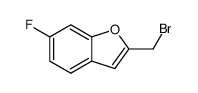 2-(bromomethyl)-6-fluorobenzofuran结构式