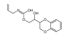 1-(1,4-Benzodioxan-2-yl)-1,2-ethanediol 2-allylcarbamate structure