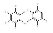Benzene,1,2,3,4,5-pentafluoro-6-(2,3,5,6-tetrafluorophenoxy)- Structure