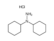 N,N-dicyclohexyl-hydrazine, hydrochloride Structure