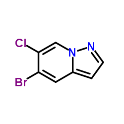 5-bromo-6-chloropyrazolo[1,5-a]pyridine Structure