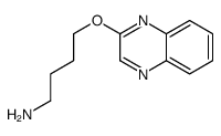 4-quinoxalin-2-yloxybutan-1-amine结构式