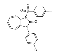 1-p-chlorophenyl-3-tosyldihydro-1,3-diazaazulanone Structure