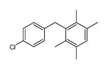 3-[(4-chlorophenyl)methyl]-1,2,4,5-tetramethylbenzene结构式