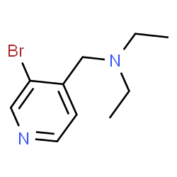 [(3-Bromopyridin-4-yl)methyl]diethylamine Structure