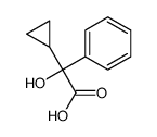 α-Cyclopropyl-α-hydroxybenzeneacetic acid Structure