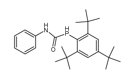 N-phenyl-P-(2,4,6-t-butylphenyl)phosphinoformamide Structure