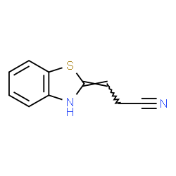 delta2,beta-Benzothiazolinepropionitrile (8CI)结构式