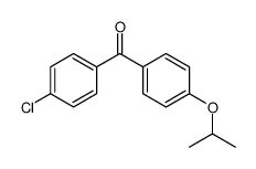 (4-Chlorophenyl)[4-(1-methylethoxy)phenyl]methanone(Fenofibrate Impurity) Structure