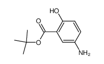 Benzoic acid, 5-amino-2-hydroxy-, 1,1-dimethylethyl ester (9CI) structure
