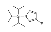 (3-fluoropyrrol-1-yl)-tri(propan-2-yl)silane structure