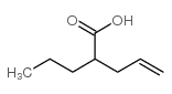 (±)-2-Propyl-4-pentenoic acid Structure