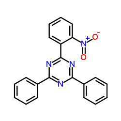 2-(2-Nitrophenyl)-4,6-diphenyl-1,3,5-triazine结构式