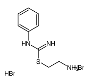 2-aminoethyl N'-phenylcarbamimidothioate,dihydrobromide Structure