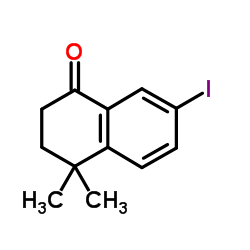 7-Iodo-4,4-dimethyl-3,4-dihydronaphthalen-1(2H)-one structure