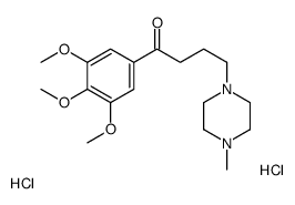 4-(4-methylpiperazin-1-yl)-1-(3,4,5-trimethoxyphenyl)butan-1-one,dihydrochloride Structure
