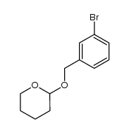 2-[(3-bromobenzyl)oxy]tetrahydro-2H-pyran结构式
