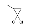 1,1-dichloro-2-methylcyclopropane Structure