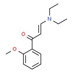 β-Diethylamino-2'-methoxyacrylophenone结构式