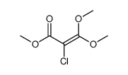 2-Chlor-3,3-dimethoxy-acrylsaeure-methylester Structure