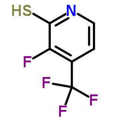 3-Fluoro-4-(trifluoromethyl)-2-pyridinethiol结构式