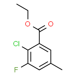 Ethyl 2-chloro-3-fluoro-5-methylbenzoate Structure
