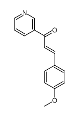 3-[β-(p-methoxyphenyl)acryloyl]pyridine Structure