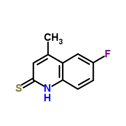 6-fluoro-4-methylquinoline-2-thiol结构式