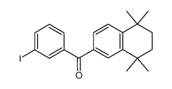 3-iodophenyl-(5,5,8,8-tetramethyl-5,6,7,8-tetrahydro-2-naphthyl)methanone结构式