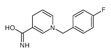 1-[(4-fluorophenyl)methyl]-4H-pyridine-3-carboxamide Structure