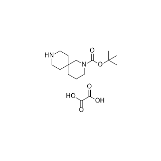 tert-Butyl 2,9-diazaspiro[5.5]undecane-2-carboxylate oxalate Structure