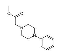 methyl 2-(4-phenylpiperazin-1-yl)acetate Structure