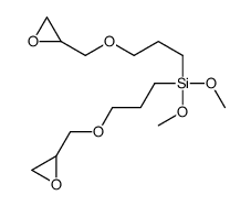 dimethoxy-bis[3-(oxiran-2-ylmethoxy)propyl]silane结构式