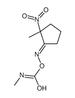 2-Methyl-2-nitrocyclopentanone O-(methylcarbamoyl)oxime结构式
