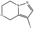 4H-Pyrazolo[5,1-c][1,4]oxazine, 6,7-dihydro-3-iodo-结构式