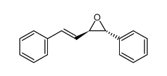 trans-(2R,3R)-2-phenyl-3-[(E)-2-phenyleth-1-enyl]oxirane结构式