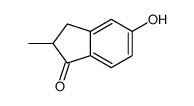 5-hydroxy-2-methyl-2,3-dihydroinden-1-one结构式