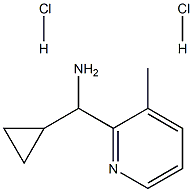 Cyclopropyl(3-methylpyridin-2-yl)methanamine dihydrochloride structure