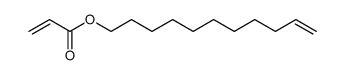 acrylic acid undec-10-enyl ester结构式