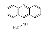 9-Acridinamine,N-methyl-结构式