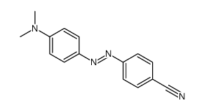 4-[[4-(dimethylamino)phenyl]diazenyl]benzonitrile Structure