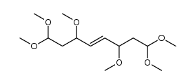 1,1,3,6,8,8-hexamethoxy-oct-4-ene结构式