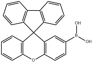 螺[芴-9,9'-黄嘌呤] -2'-基硼酸结构式