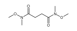N1,N4-dimethoxy-N1,N4-dimethylsuccinamide Structure